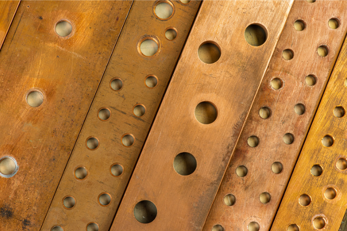 Custom Fabricated Copper Bus Bars Ready for Delivery