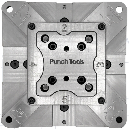 Punch Tools Corner Rounder setup