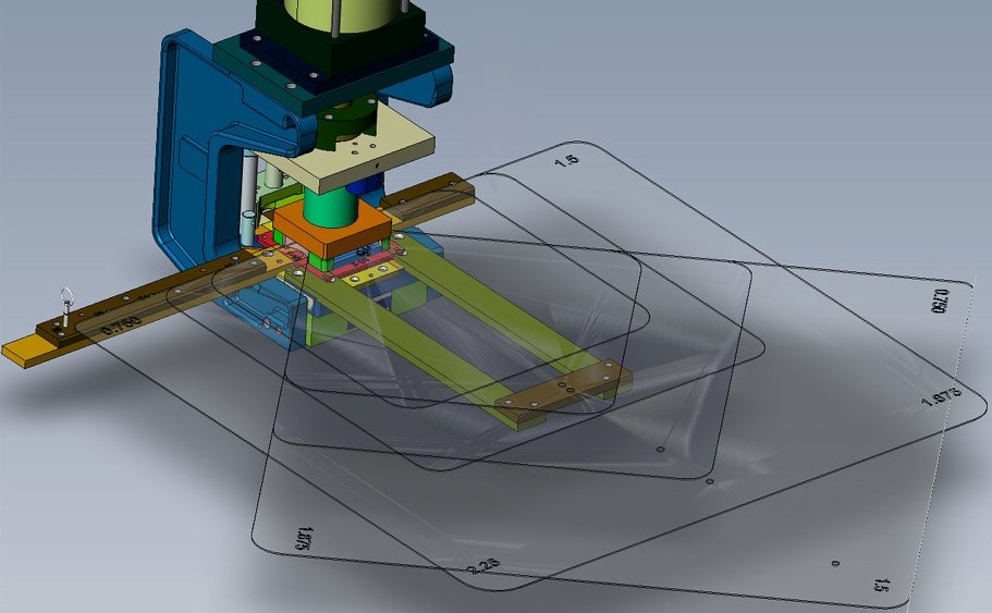 traffic sign hole punching and corner rounder